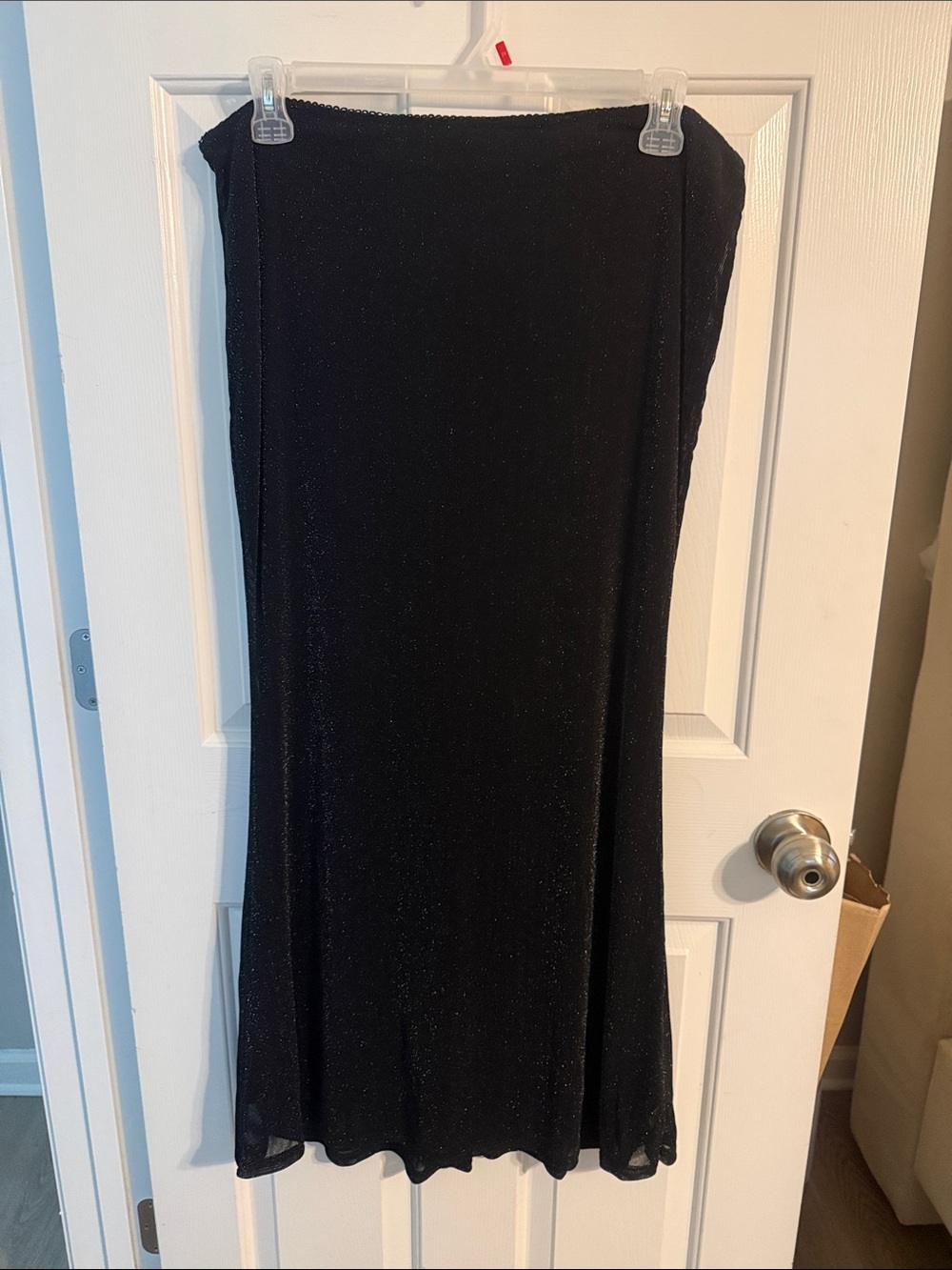 Forever 21+ Black Sparkle Ribbed Top